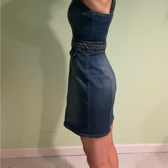 Ramy Brook Denim Mini Dress with Zipper - Picture 8 of 9